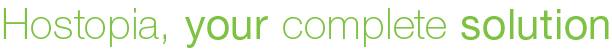 Hostopia your complete solution